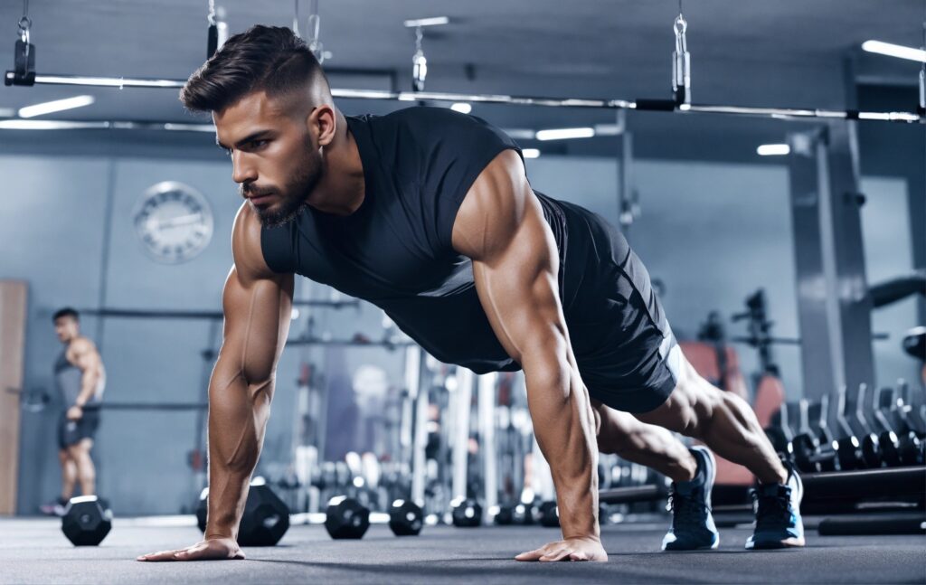 Men doing exercise for Weight Maintenance